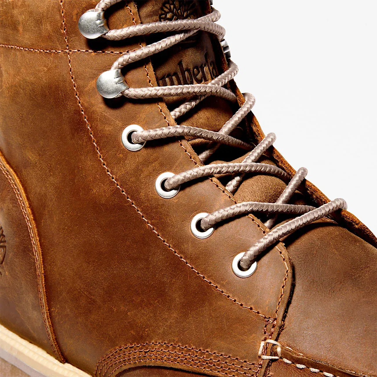 Men's Redwood Falls Waterproof Moc-Toe Saddle Brown Boot
