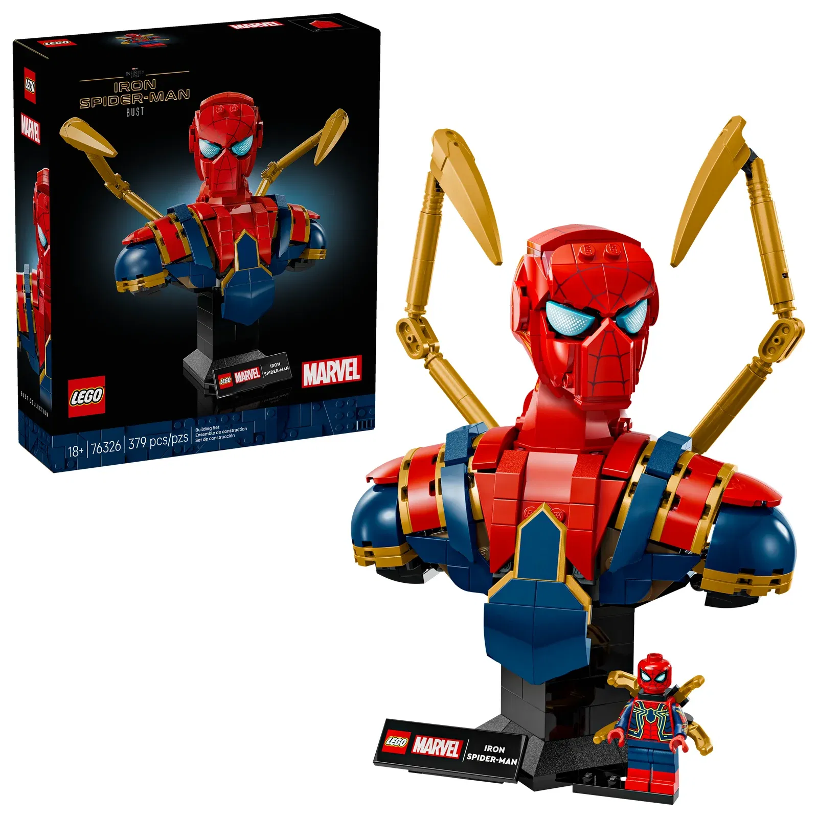 Lego Iron SpiderMan Bust