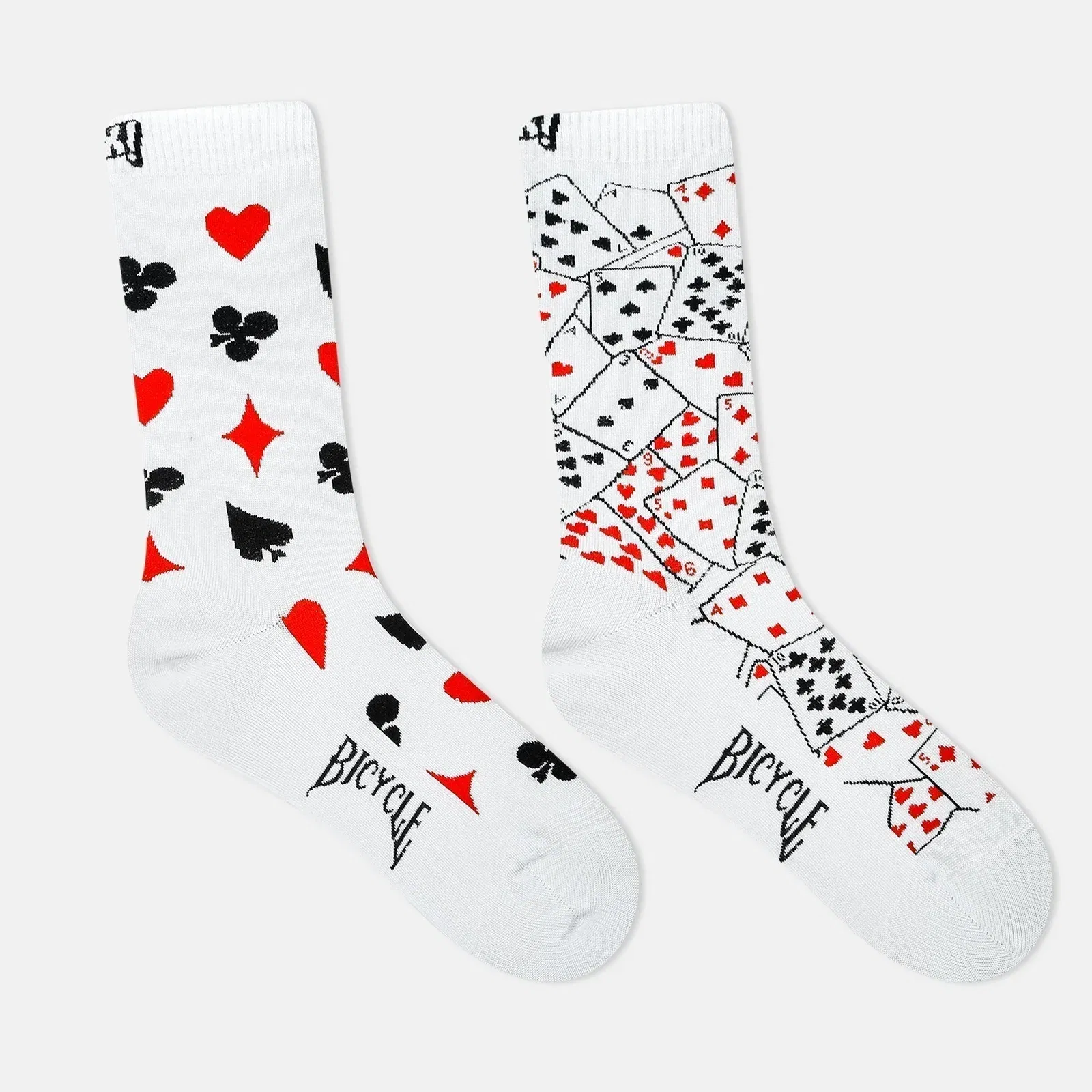 Men’s Poker Themed Crew Socks