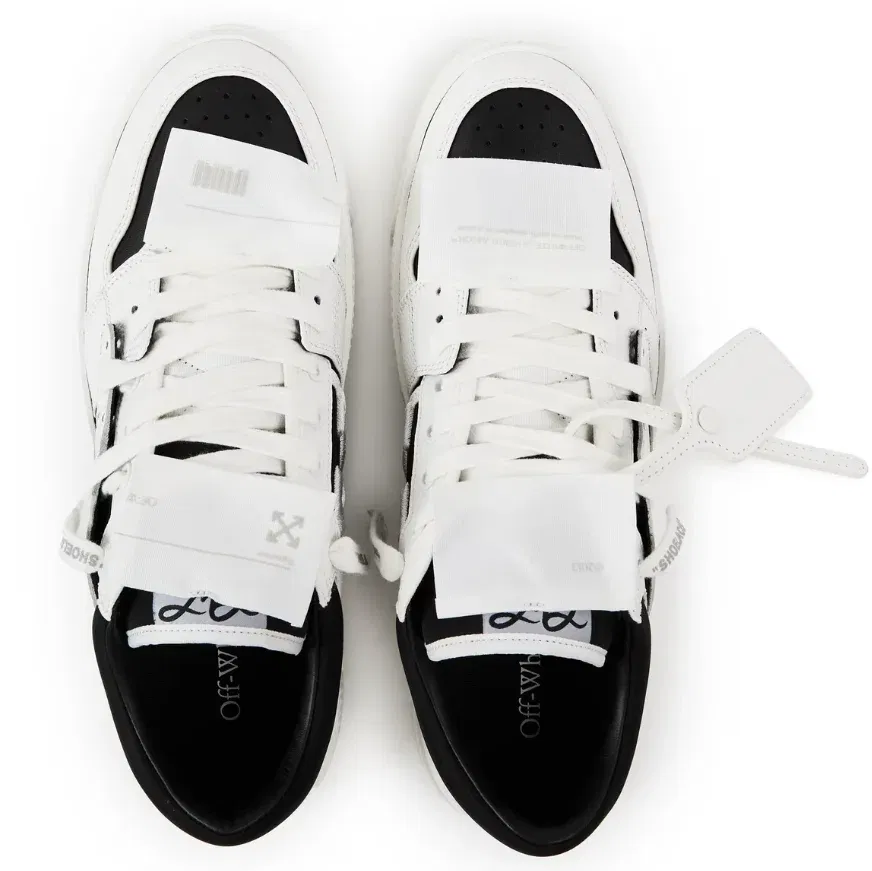 OFF WHITE Men's 3.0 Court Low Eye-catching Silhouette Trainers 'White/Black'