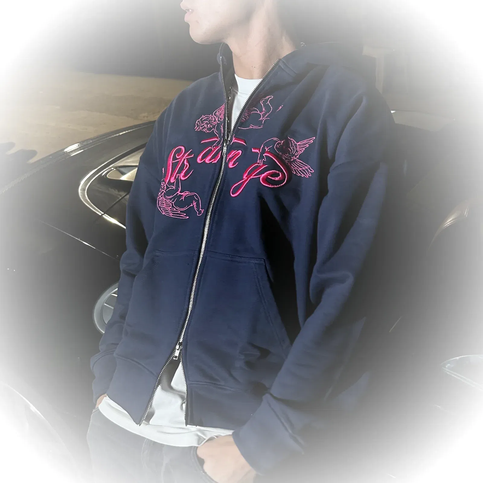 FORTUNE ZIPPER (NAVY)