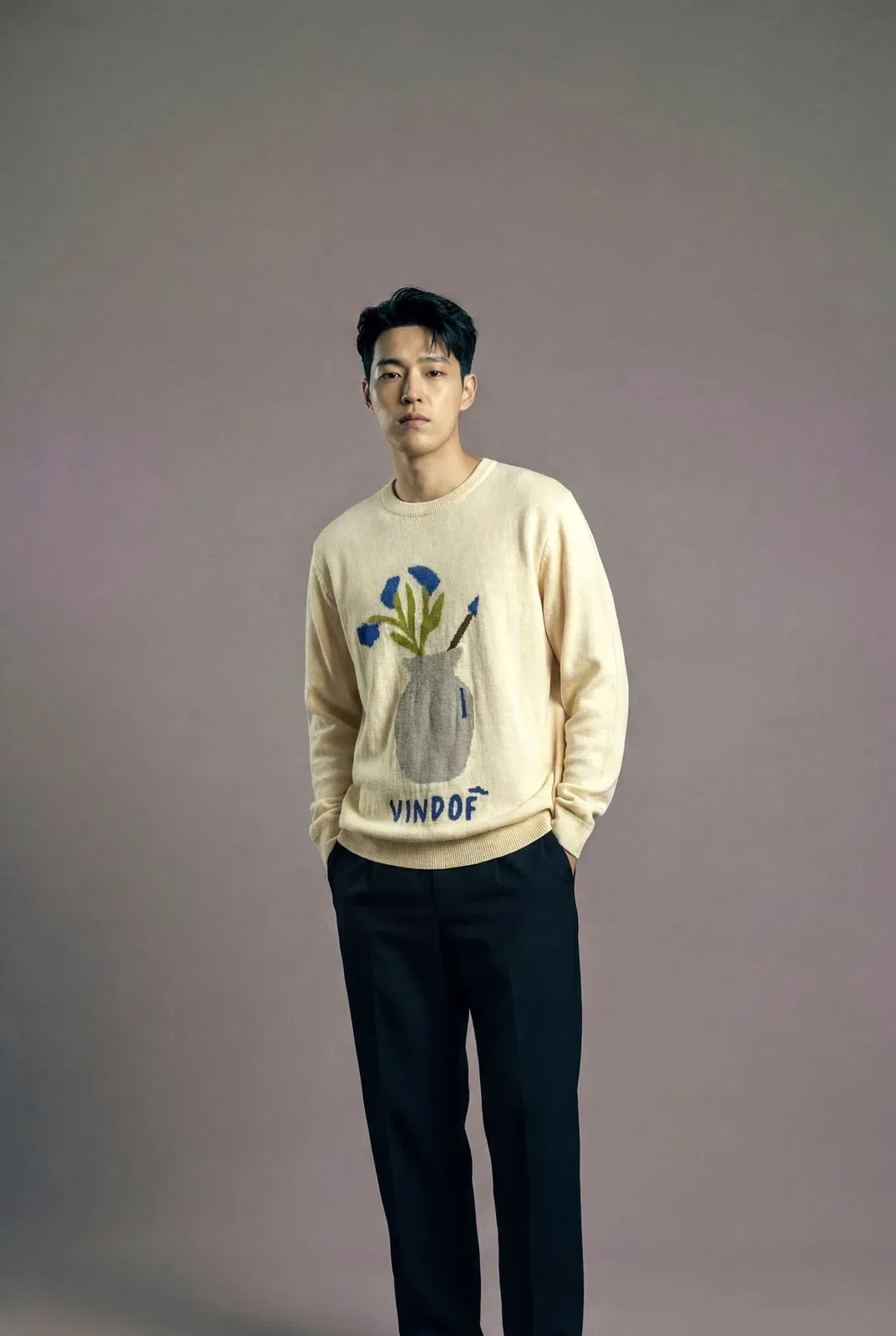 Vase Jacquard Sweater