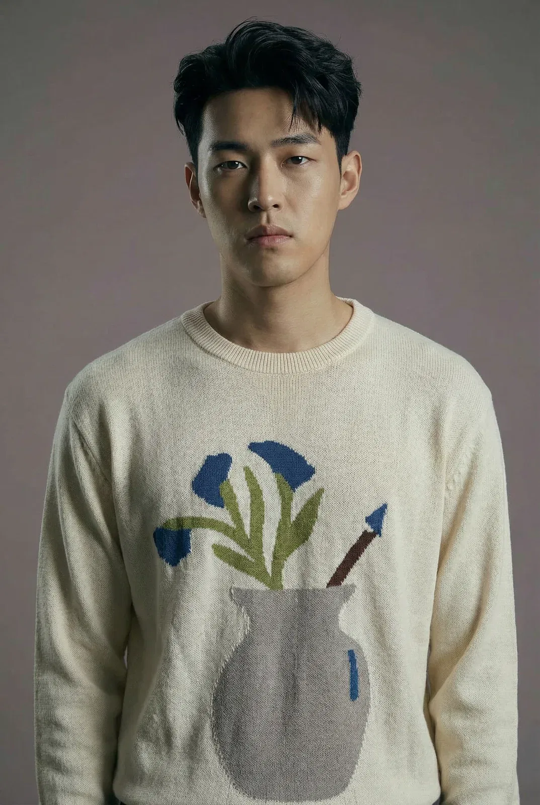Vase Jacquard Sweater