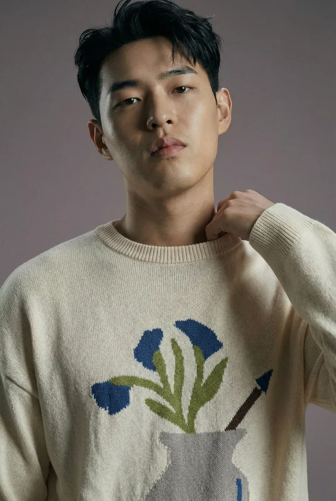 Vase Jacquard Sweater