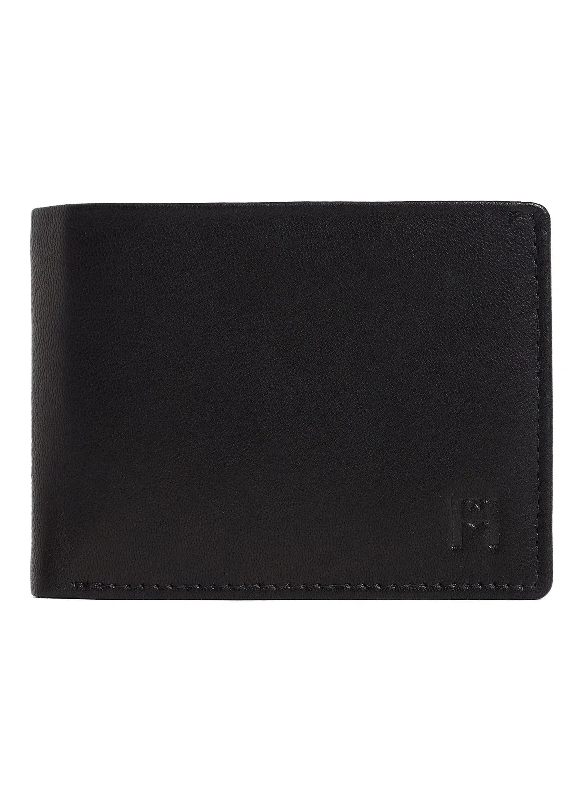 Snello Bi-Fold Men's Leather Wallet With RFID | Black