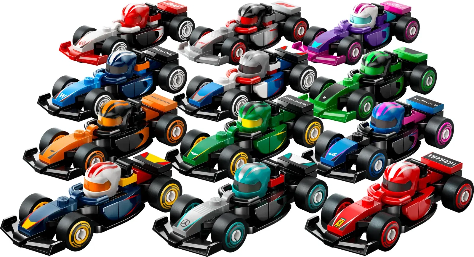 Lego F1® Collectible Race Cars 6 Pack
