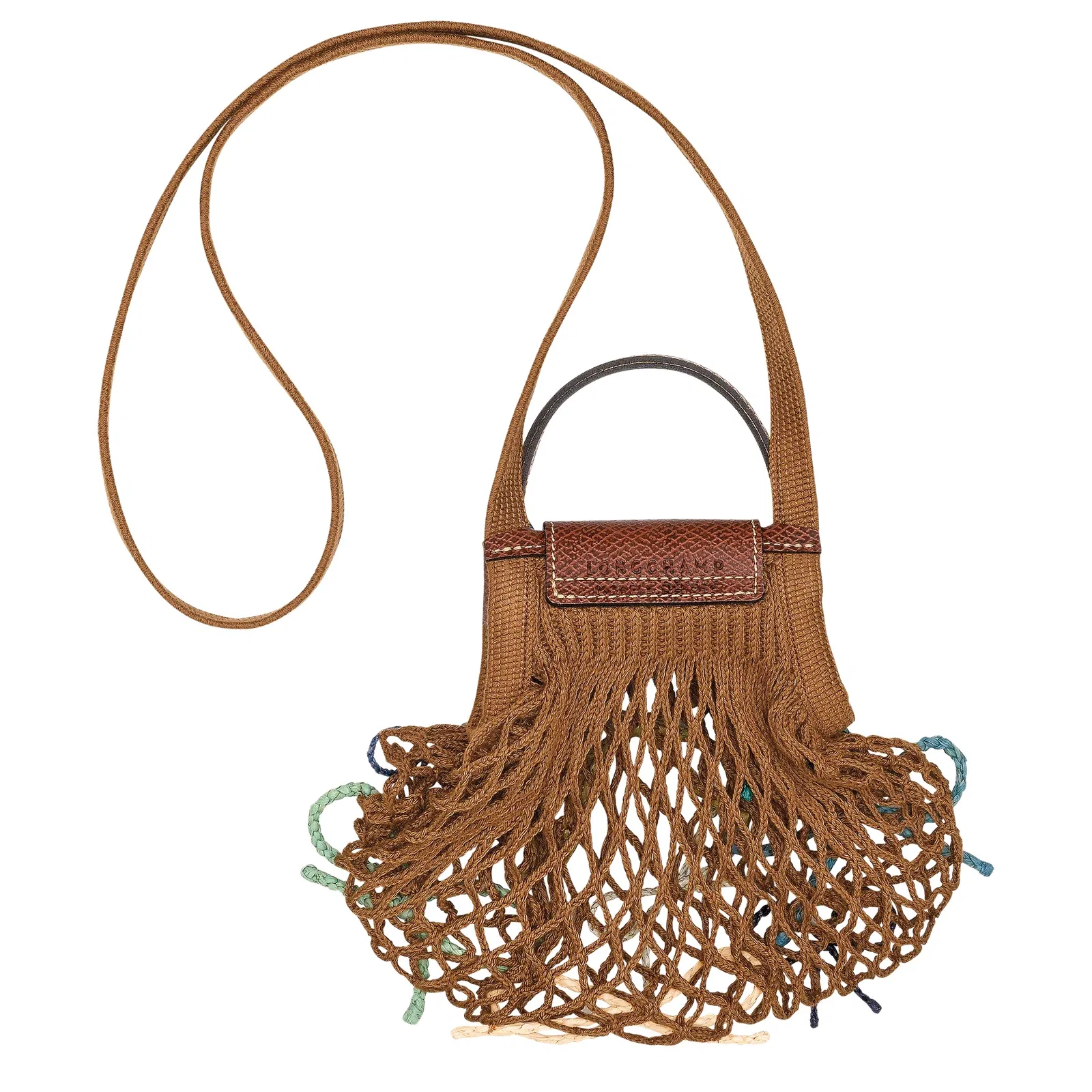 Longchamp Le Pliage Collection XS Mesh bag Tobacco