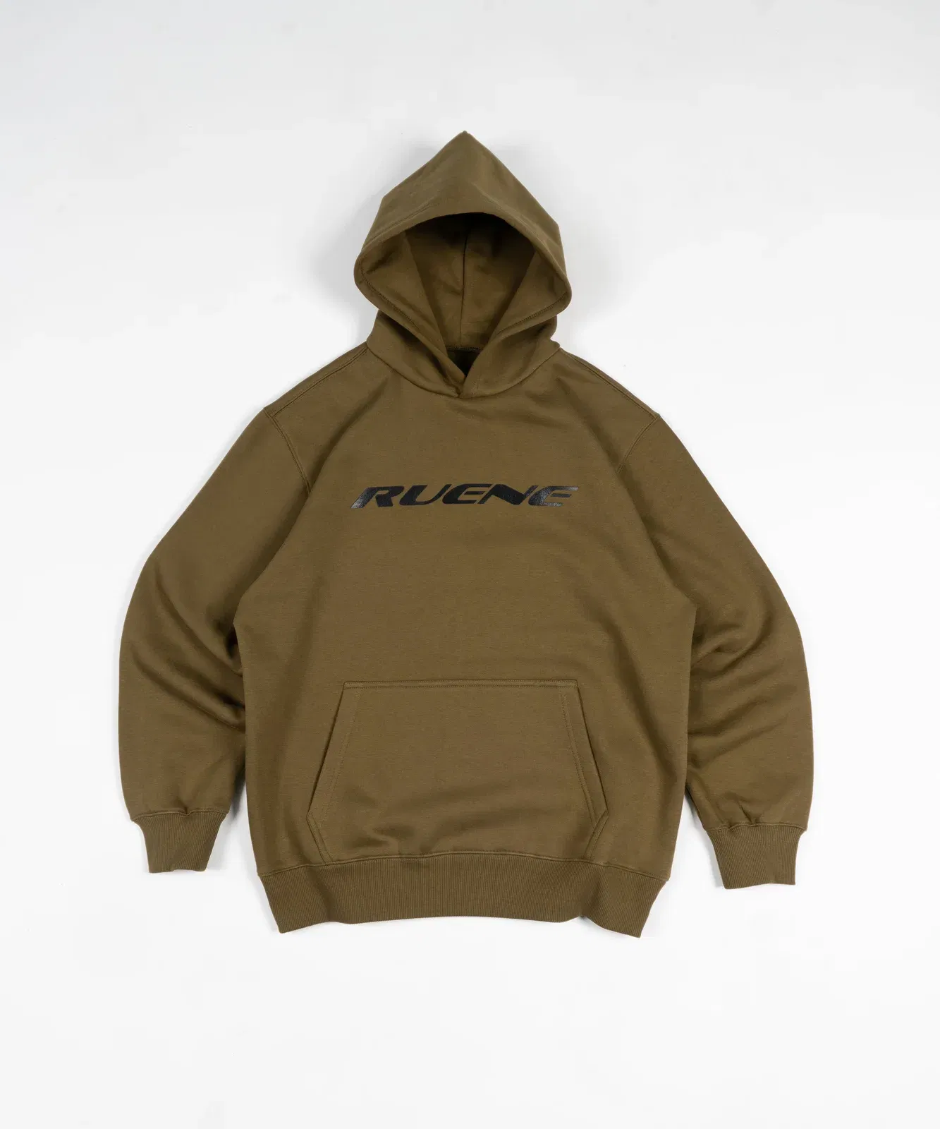 Olive Mossline Hoodie