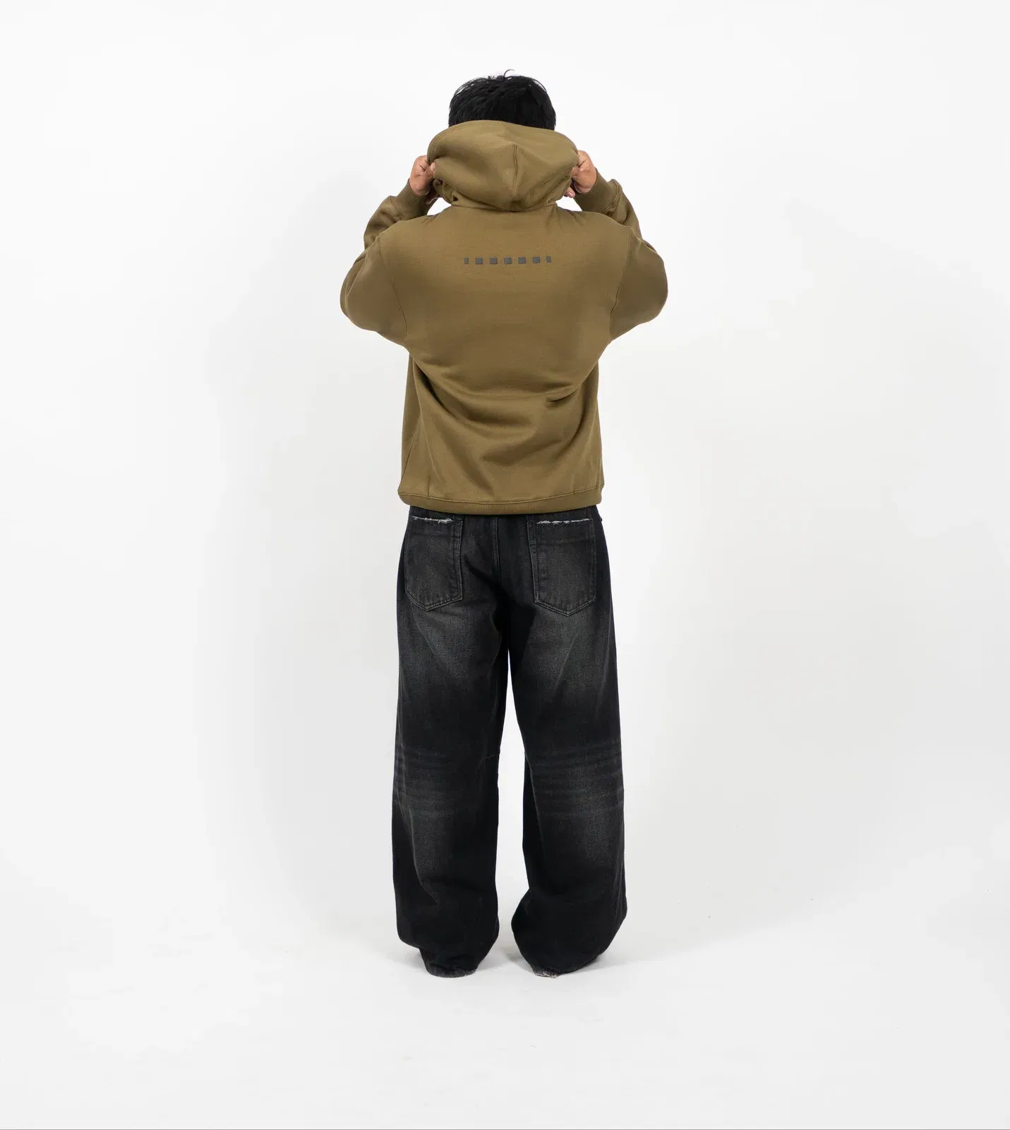Olive Mossline Hoodie