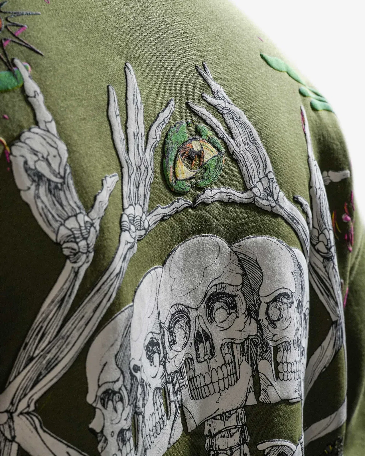 Hypnosis - Olive Oversized Sweatshirt
