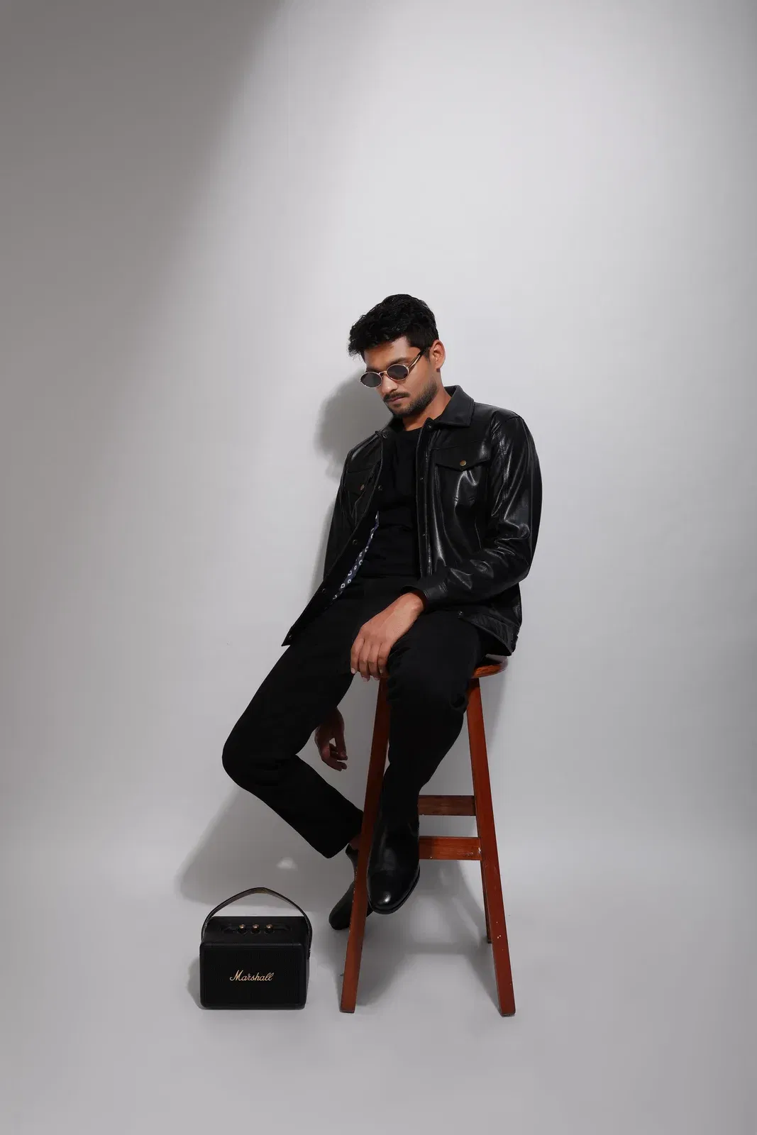 Classic Leather Jacket Black