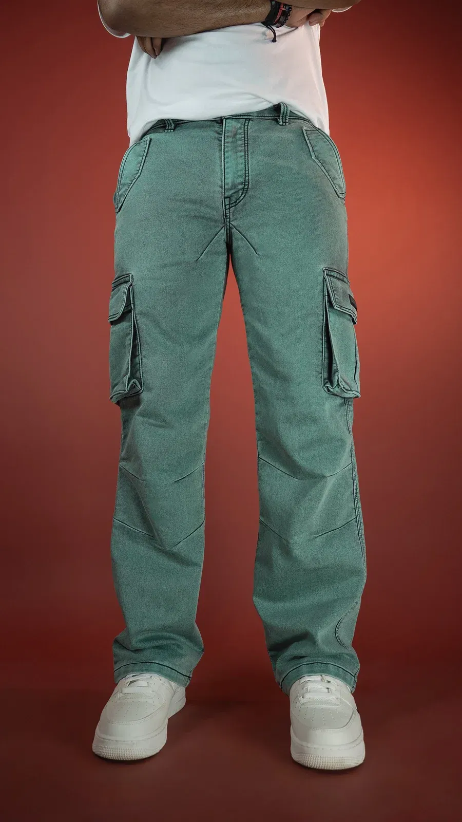 NATURE'S DRIP GREEN DENIM MEN'S CARGO [50/50 LIMITED EDITION]