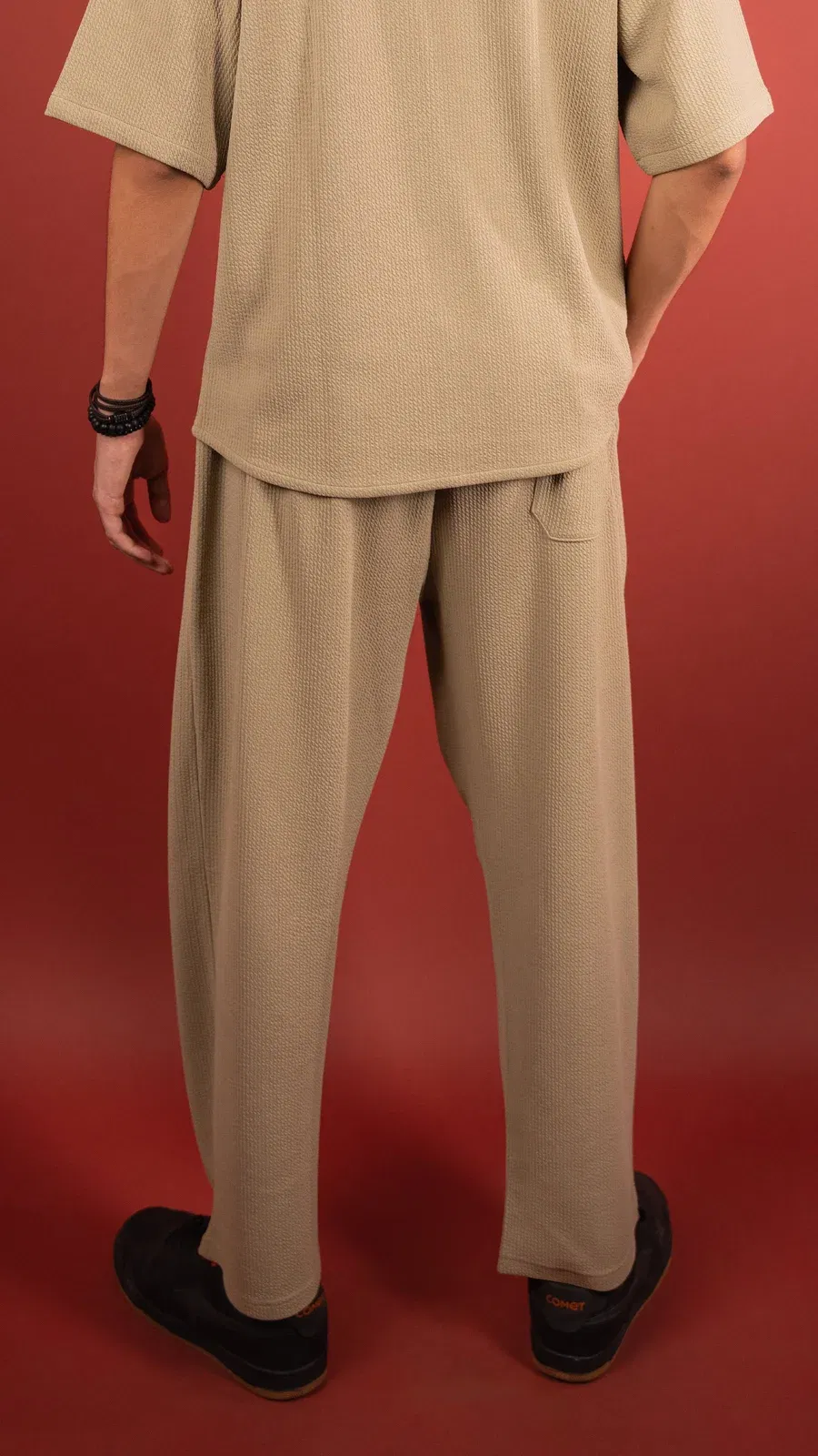 BEIGE CO-ORD SET MEN'S PANT