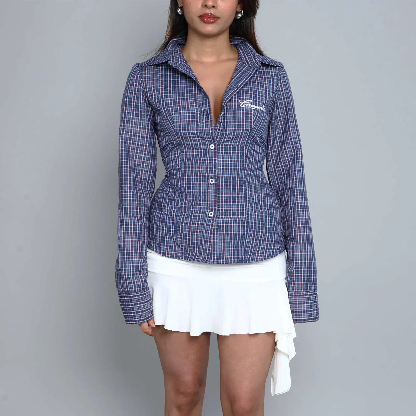 Plaid Blue