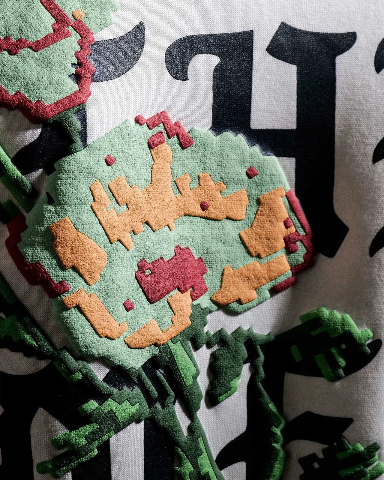 Smell After Rain - Off White Oversized Zipper Hoodie