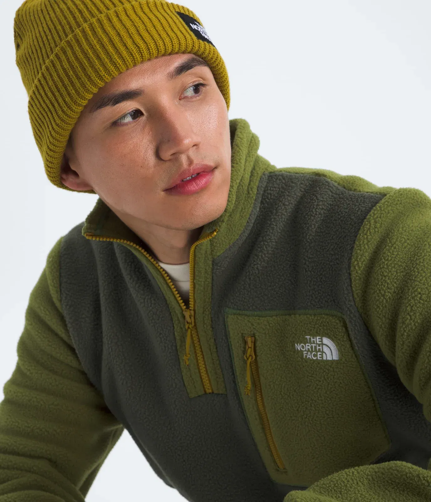 The North Face Men’s Yumiori ¼-Zip New Taupe Green