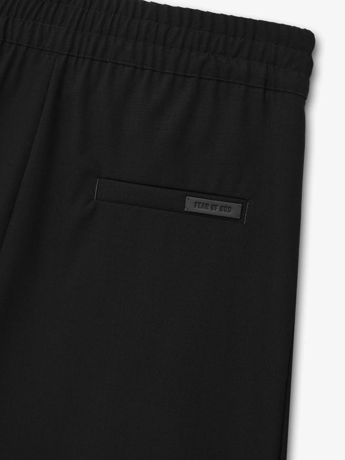 Essentials Wool Ripstop Baggy Shorts Black