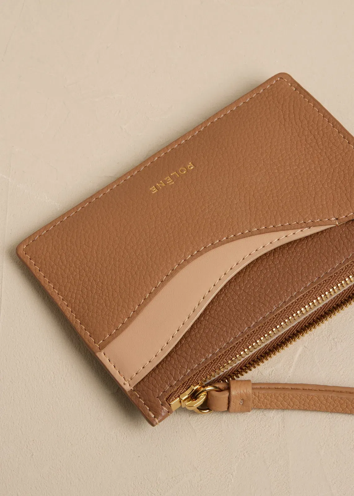 Polene Pouch Sierra Mini Trio Camel