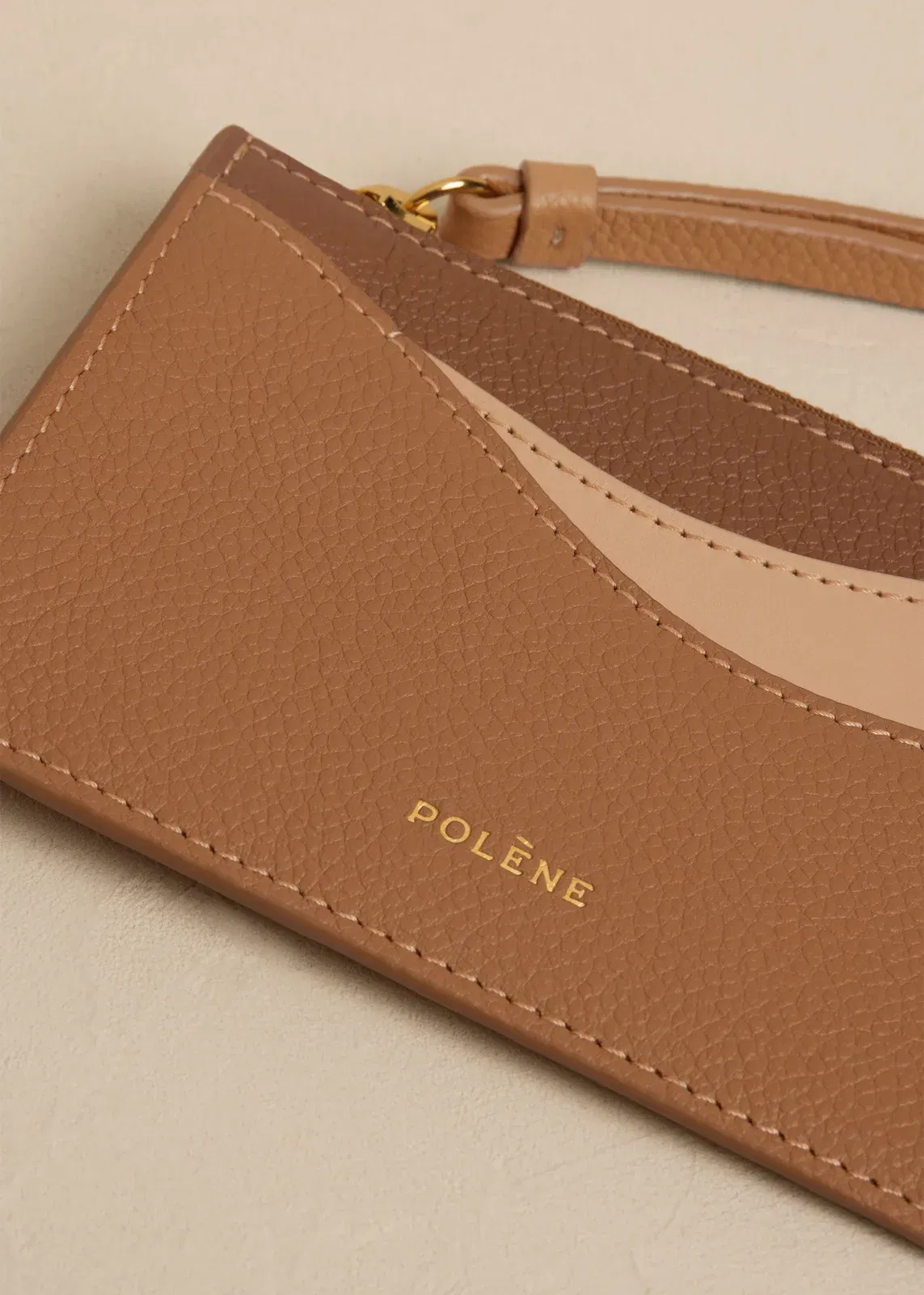 Polene Pouch Sierra Mini Trio Camel