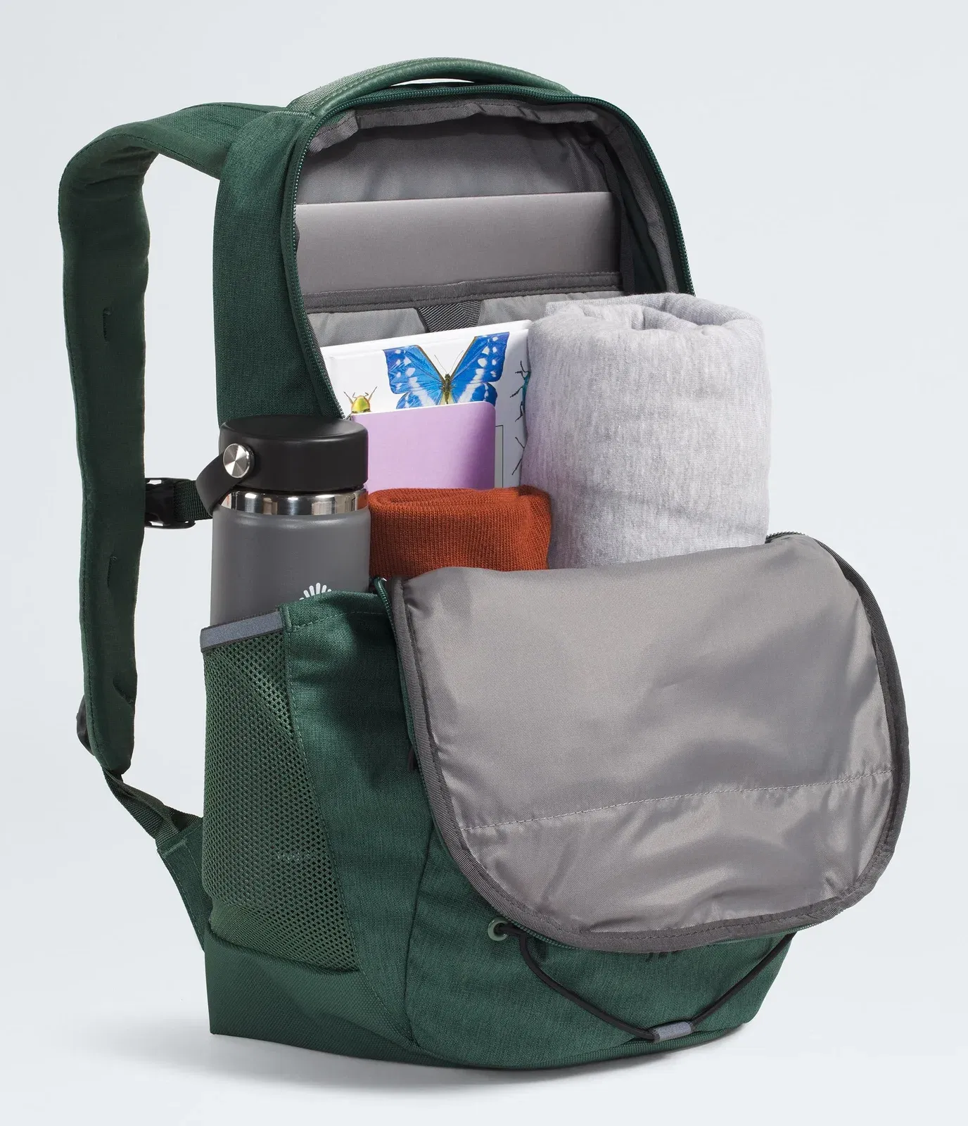 The North Face Jester Backpack Duck Green Dark Heather