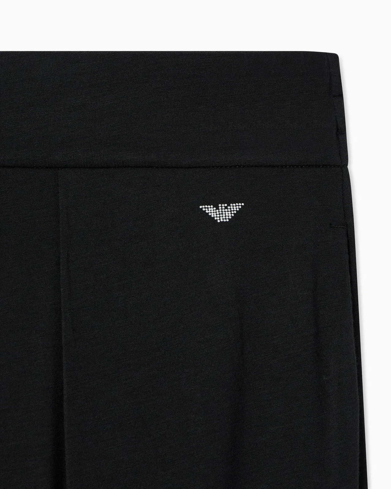 Emporio Armani Essential loose-fit jersey loungewear trousers with logo