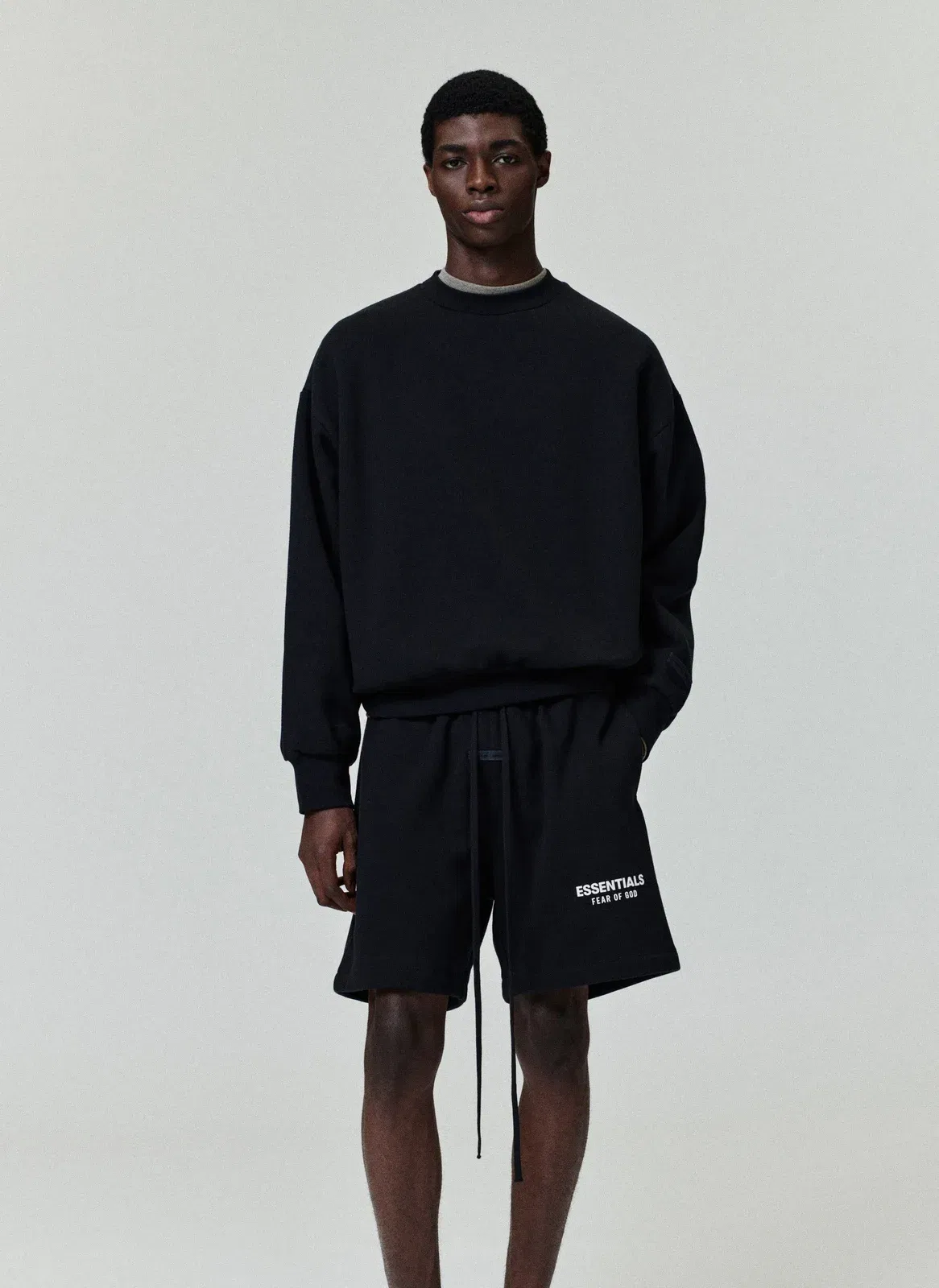 Essentials Essentials Ss26 Classic Sweatshort Vintage Black