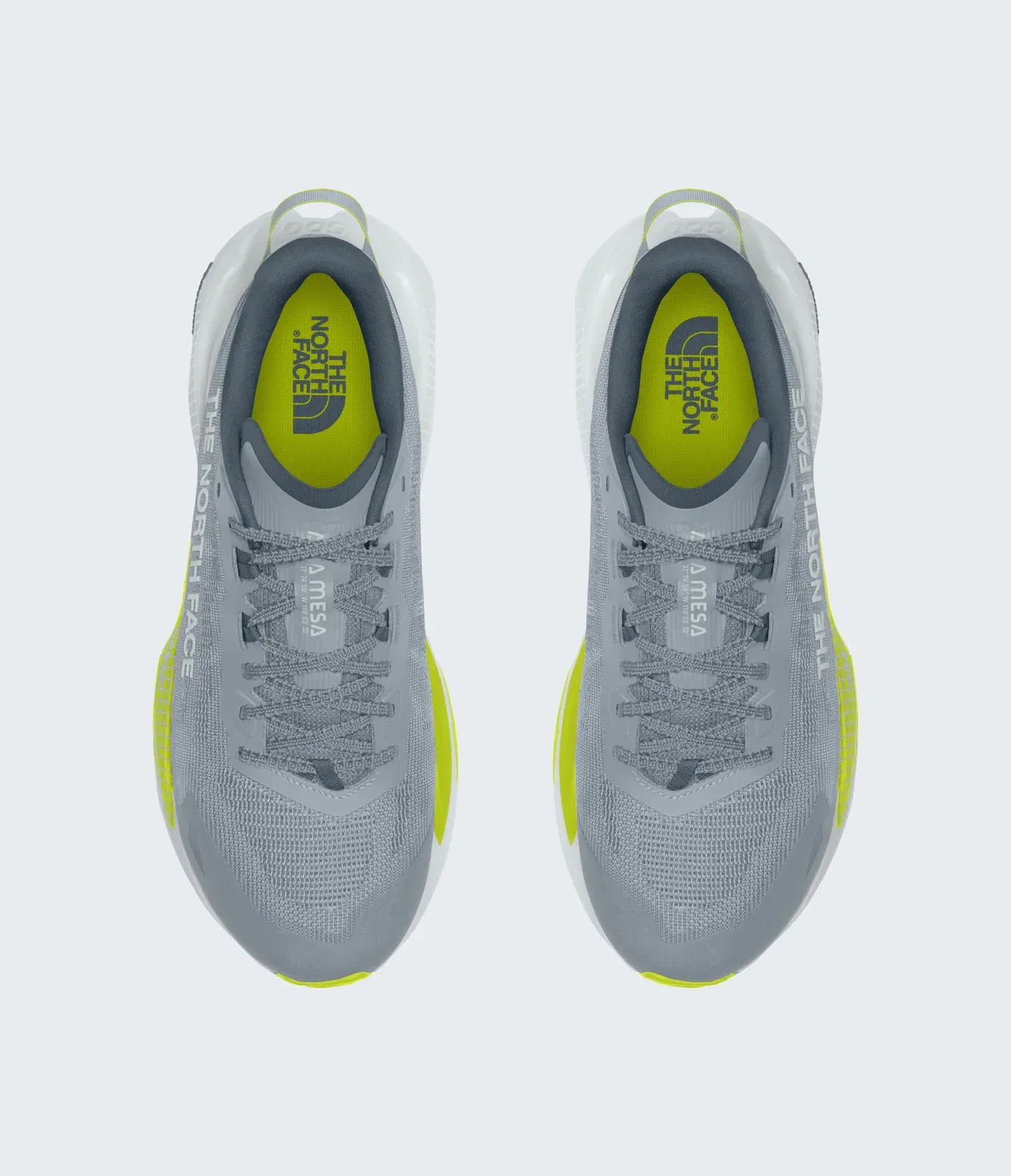 The North Face Mens Altamesa 500 V2 Shoes Frost Grey-Fizz Lime Frost Grey-Fizz Lime
