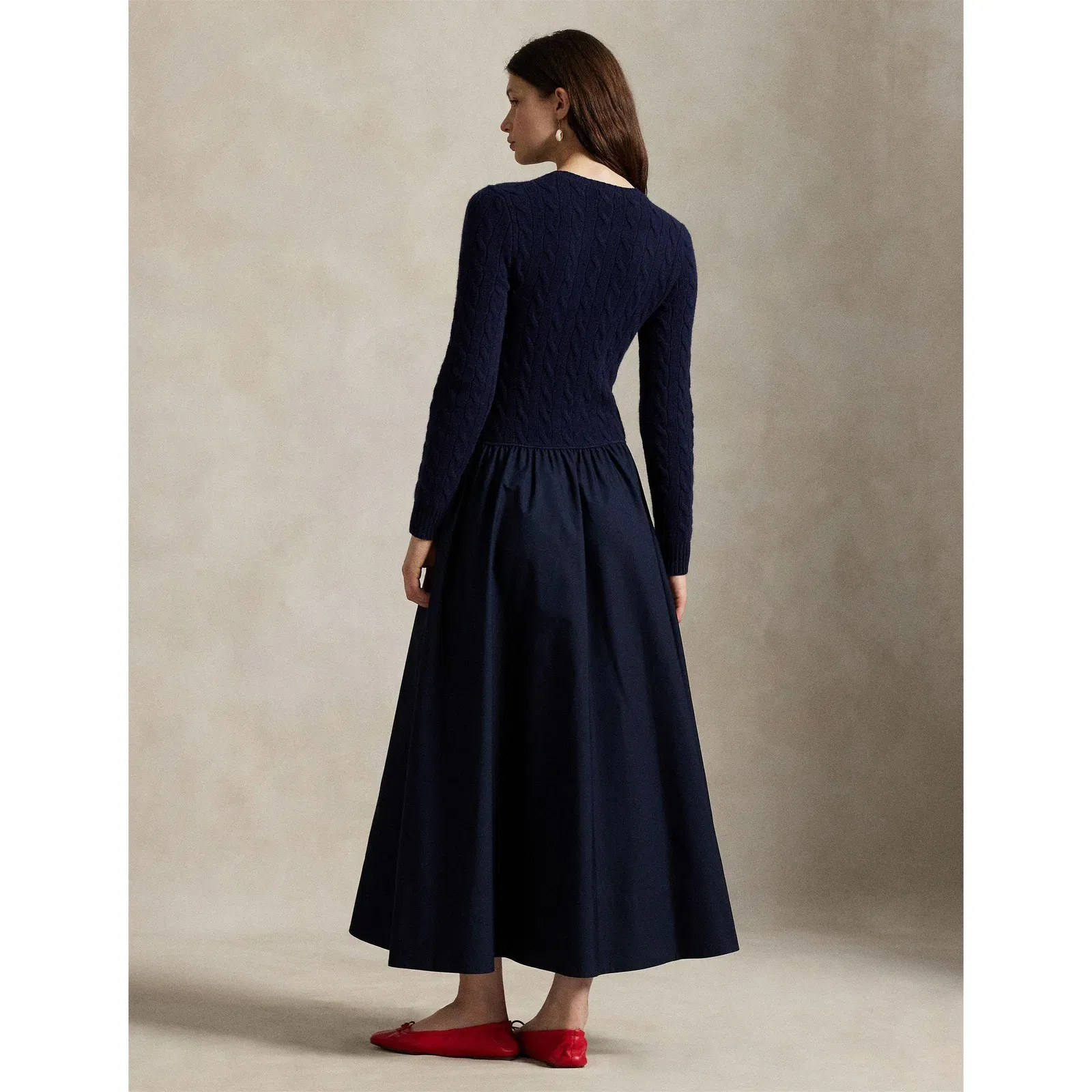 Cable A-Line Dress