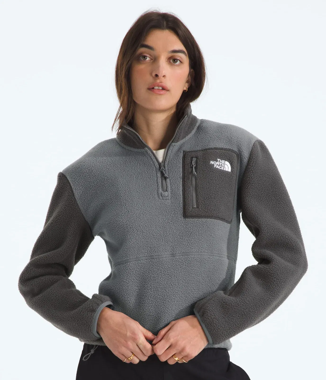 The North Face Women’s Yumiori ¼-Zip Smoked Pearl