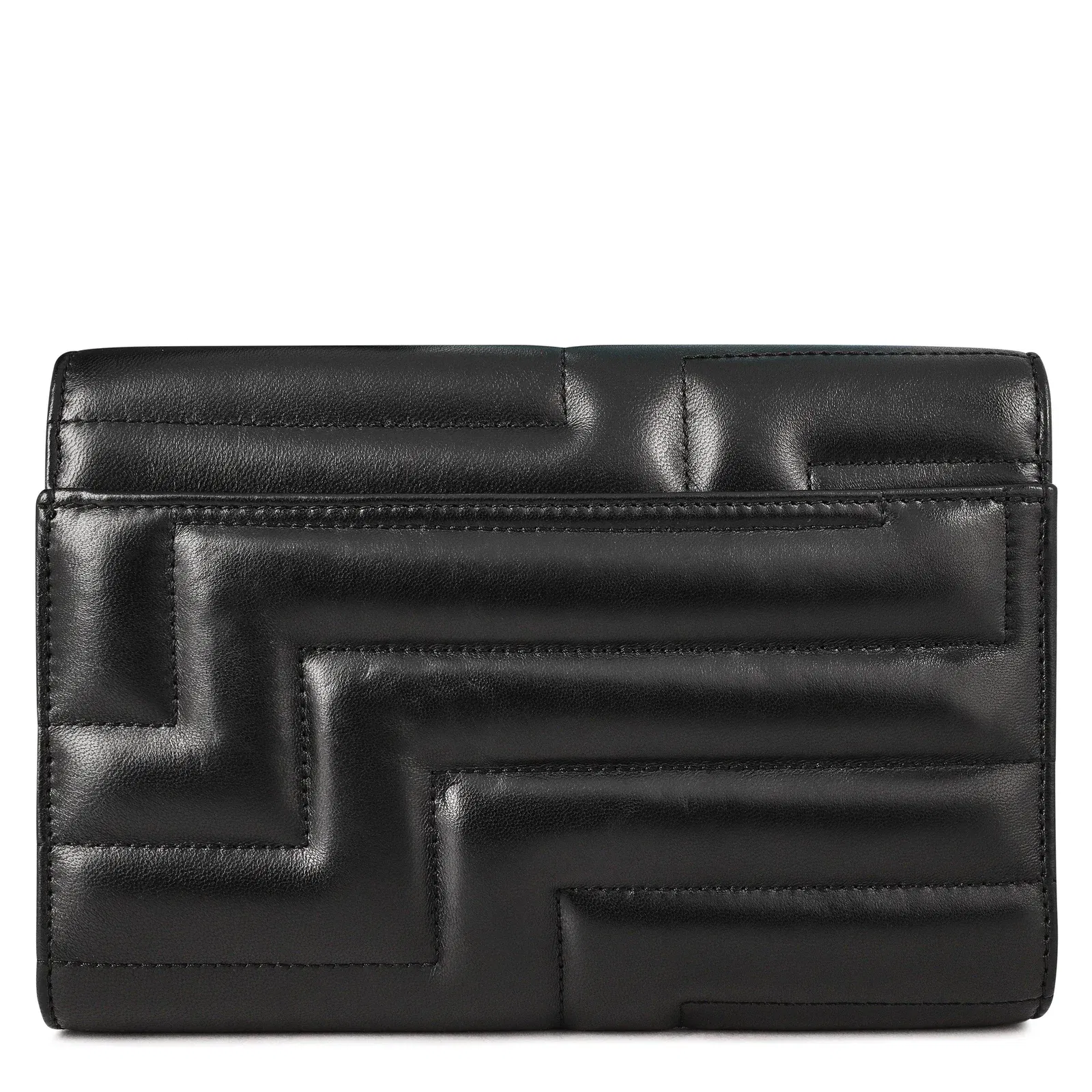 Embellished Leather Avenue Clutch Bag
