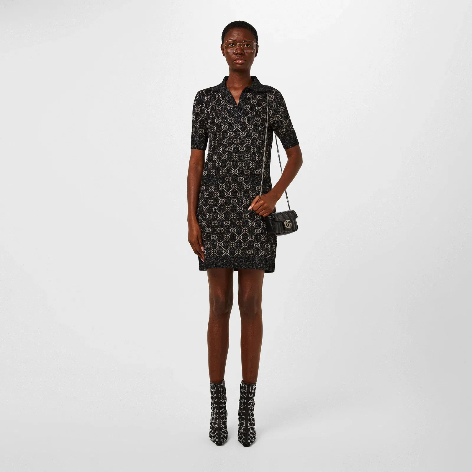 GG Jacquard Cotton Dress