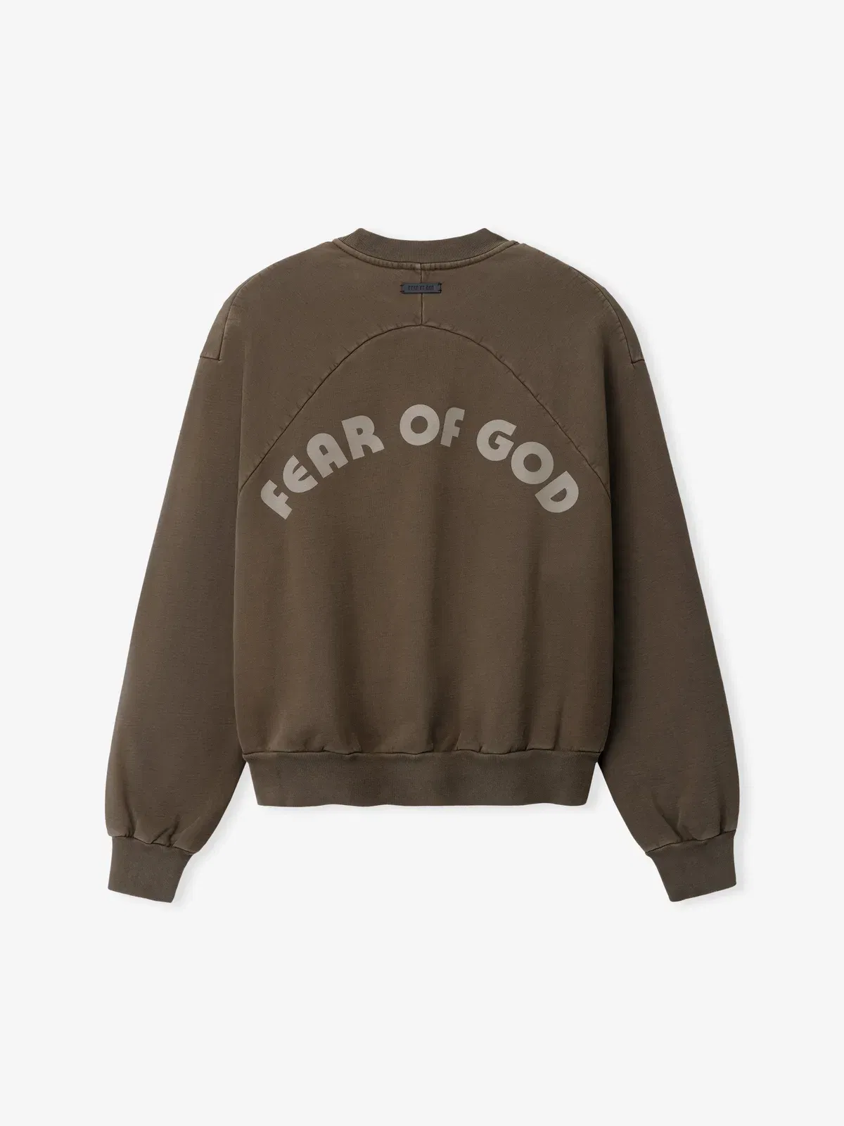 Essentials Baseball Classic Half Raglan Sweatshirt Faded Brown
