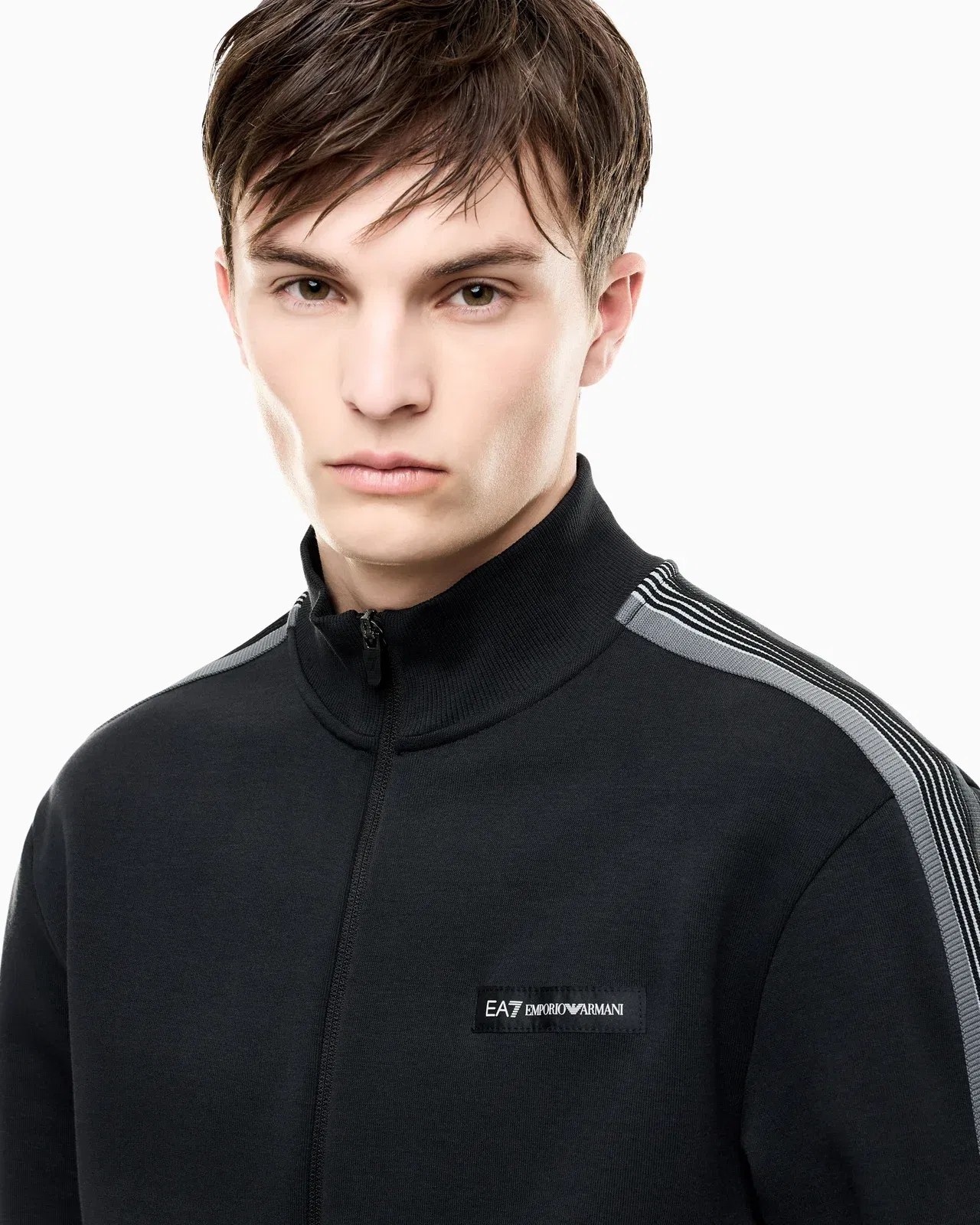 EA7 Tracksuit Logo Series in regular fit cotton jersey