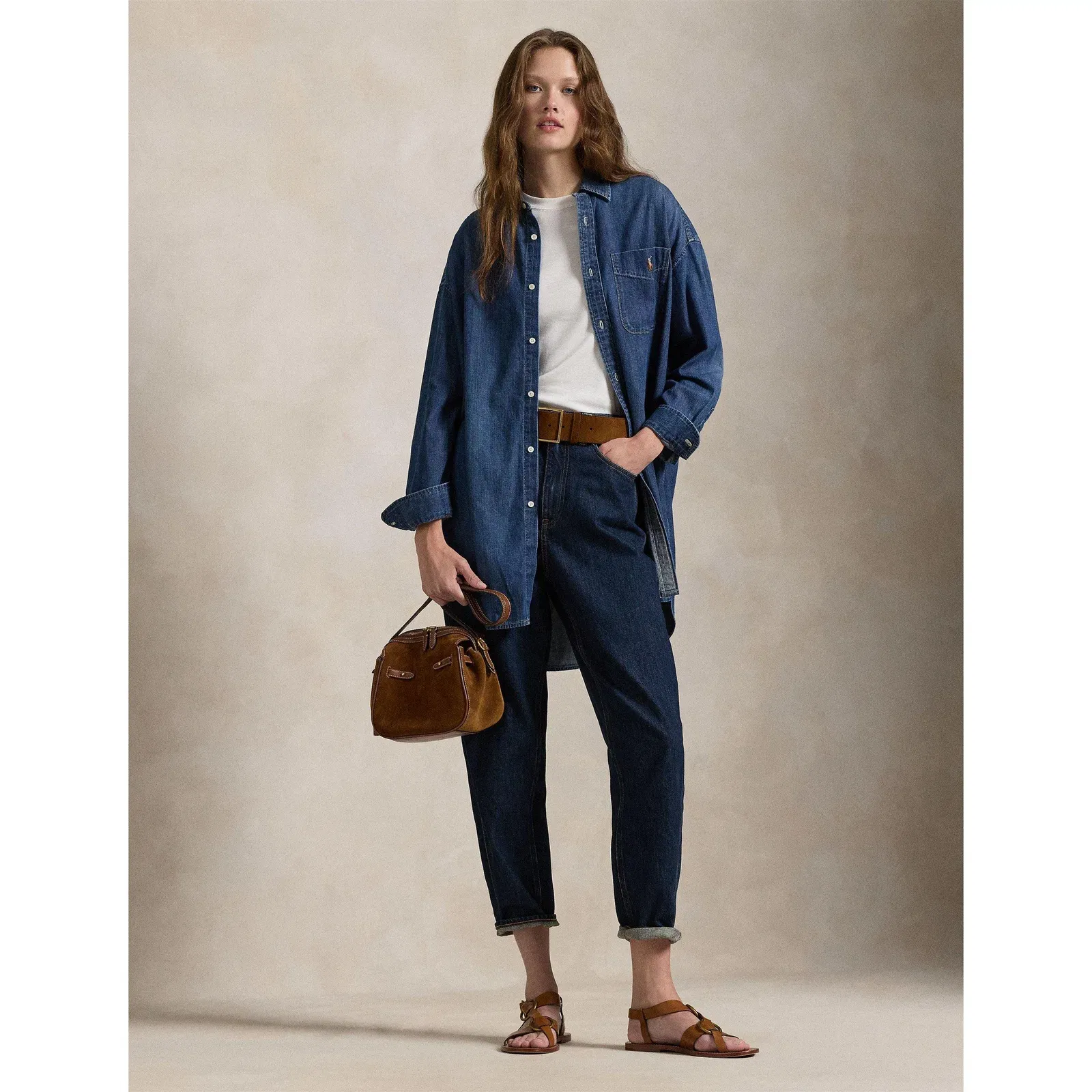 Oversized Denim Shirt