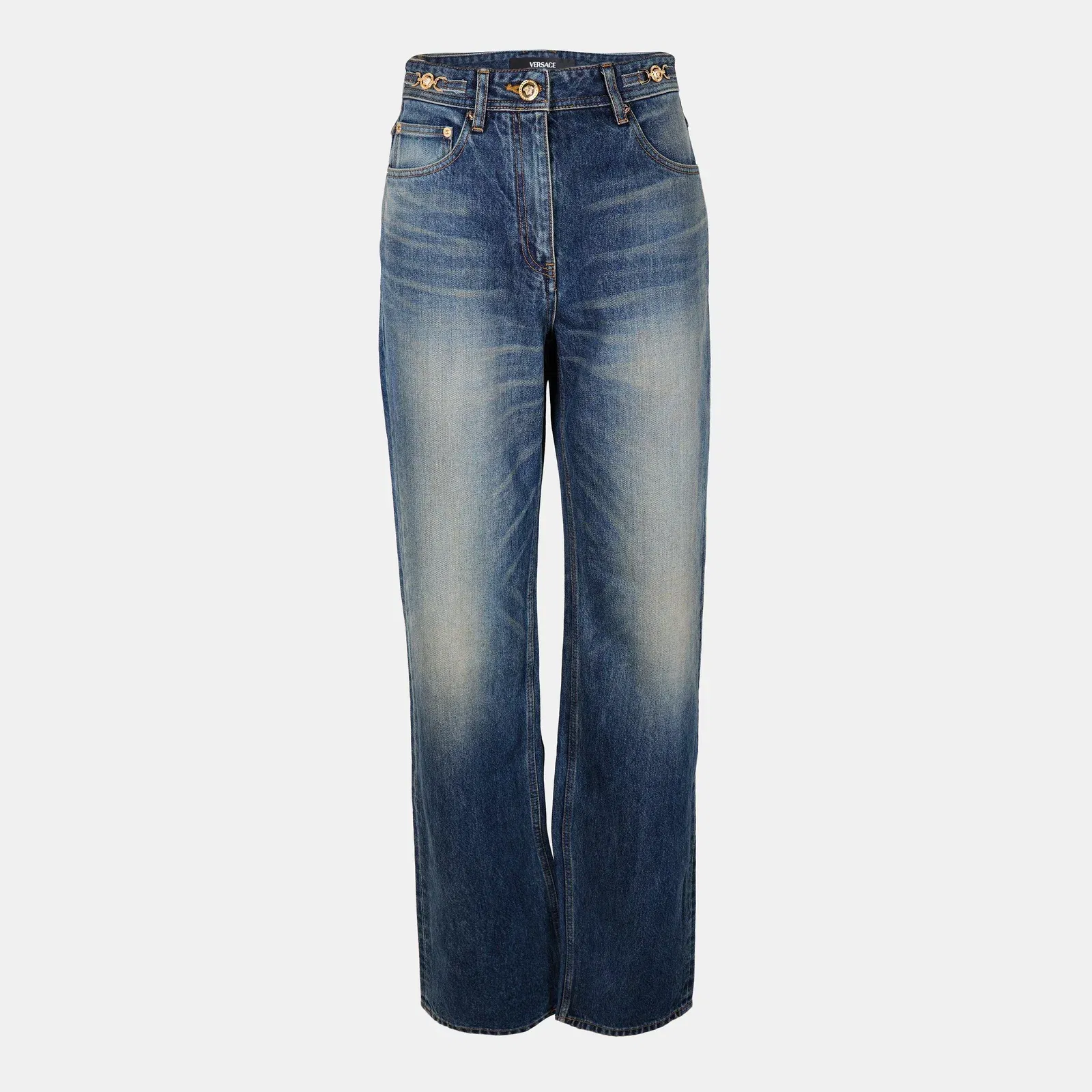 Wide Structured Italian Denim Wide Leg Jeans