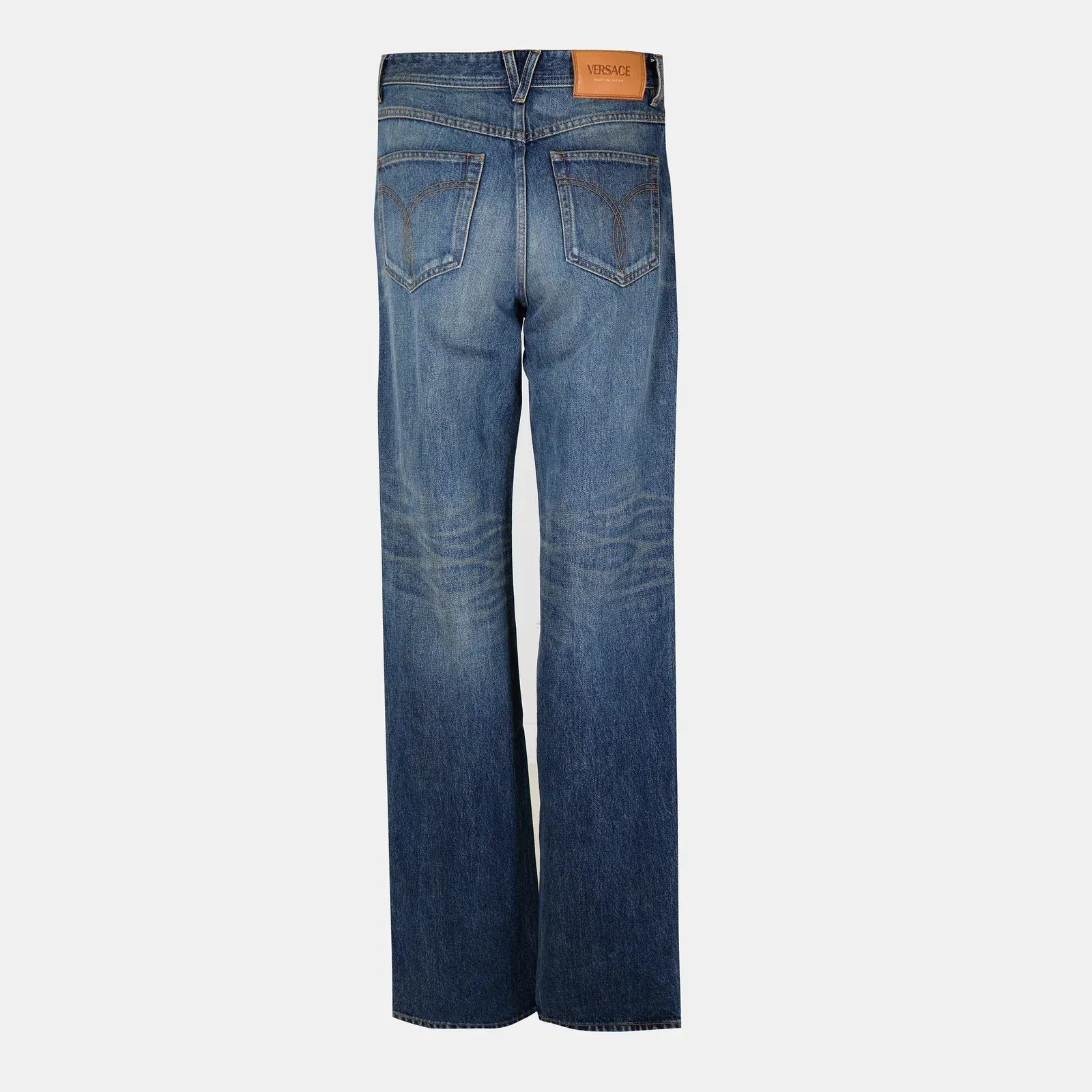 Wide Structured Italian Denim Wide Leg Jeans