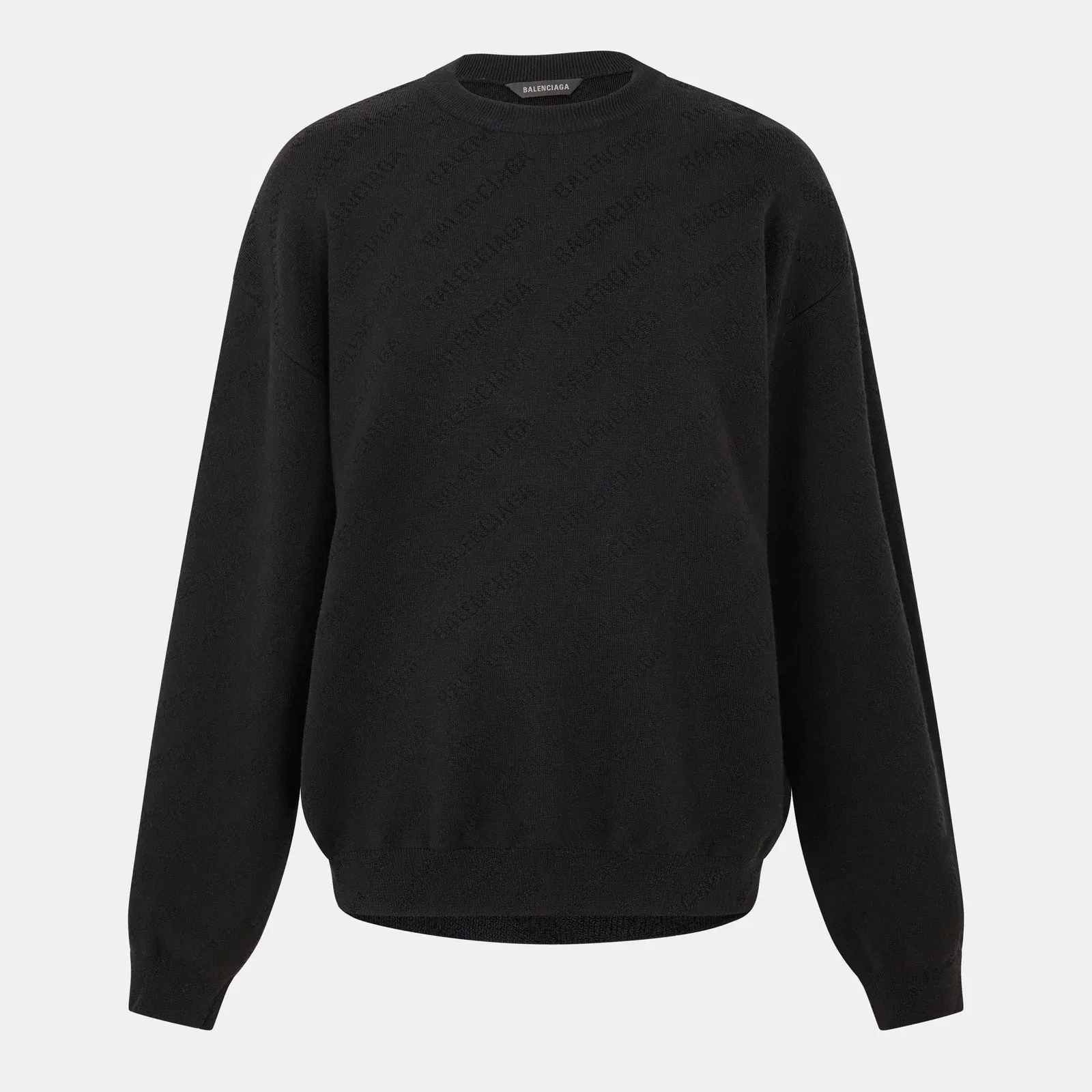 All-Over Logo Crew Sweater