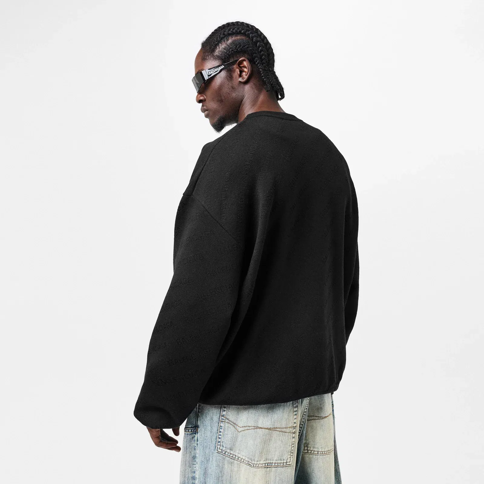 All-Over Logo Crew Sweater