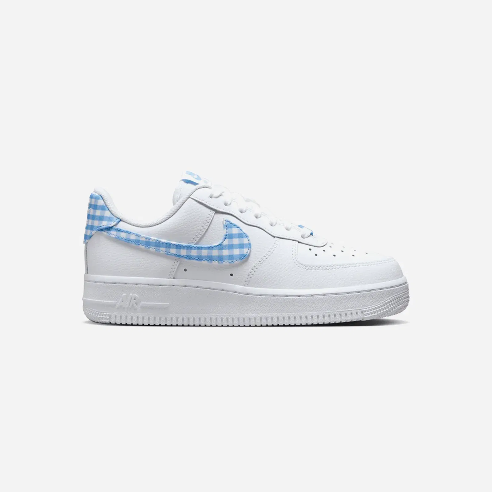 Nike Air Force 1 Low '07 Essential White University Blue Gingham