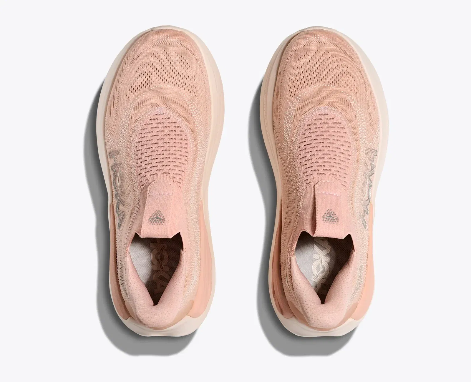 Hoka Women'S Skyward Laceless Rose Latte Rose Cream