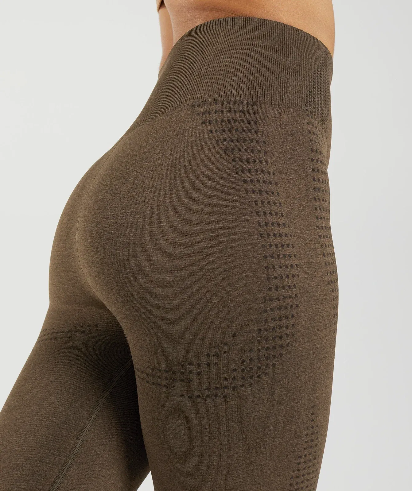 Women's Gymshark Vital Seamless 2.0 Leggings Espresso Marl