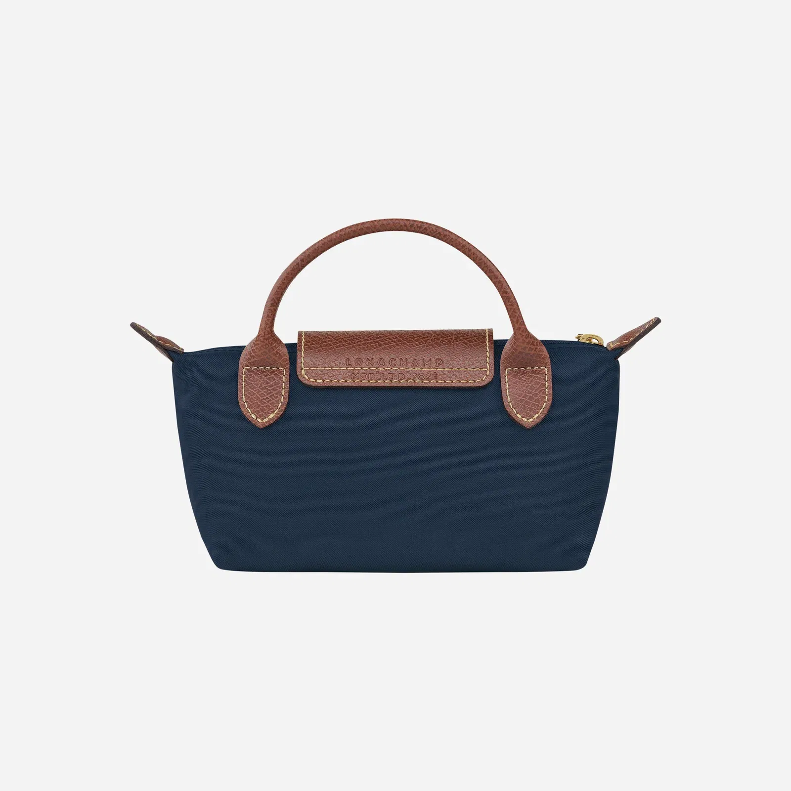 Longchamp Le Pliage Original Pouch with handle Navy