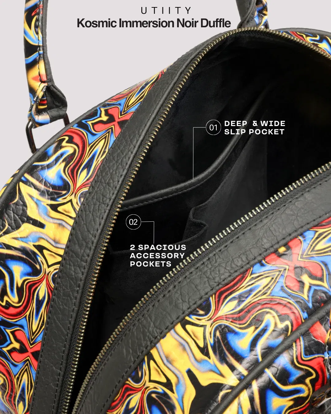 Kosmic Immersion Duffle Bag - Noir Men