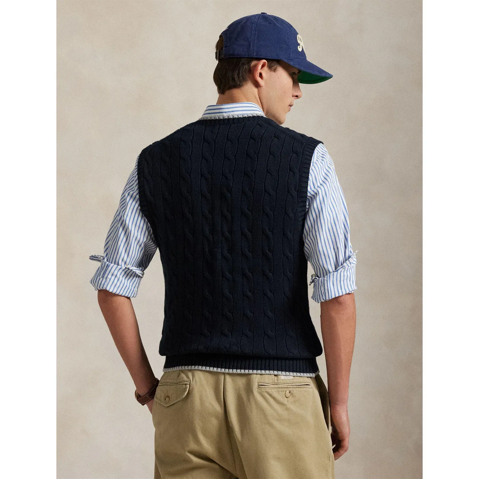Cable Knit Sweater Vest