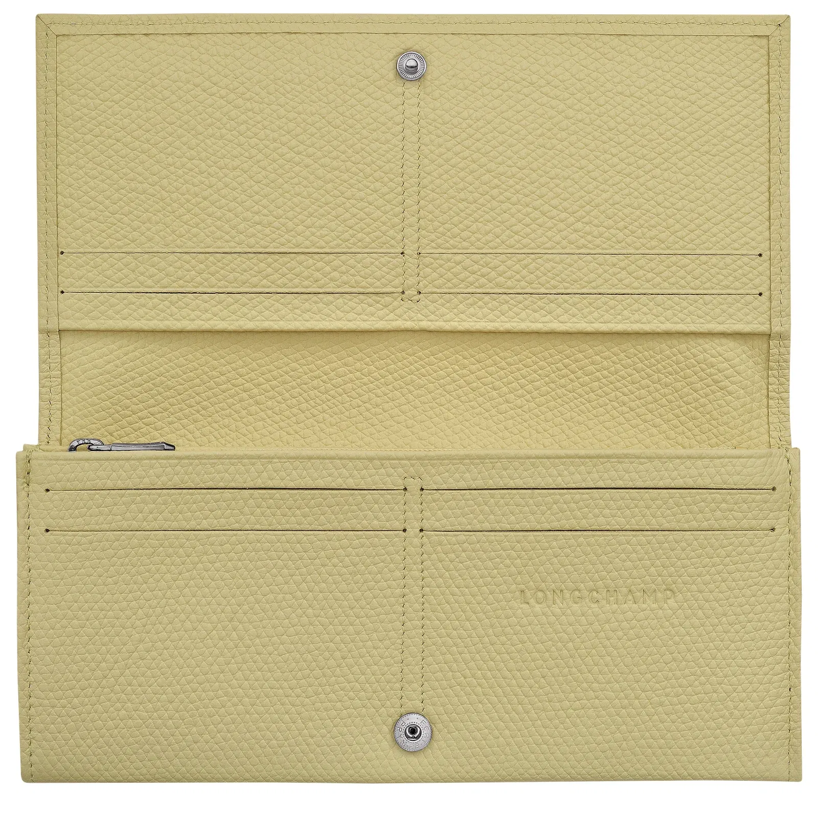 Longchamp Le Roseau Long continental wallet Pistachio