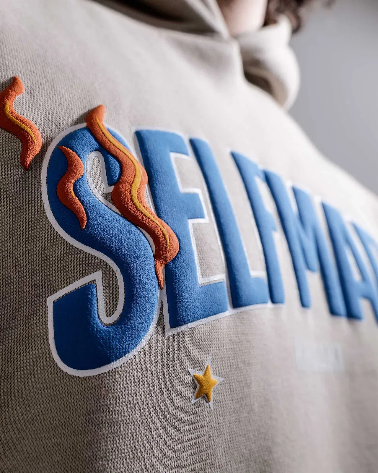 Selfmade - Gray Oversized Zipper Hoodie