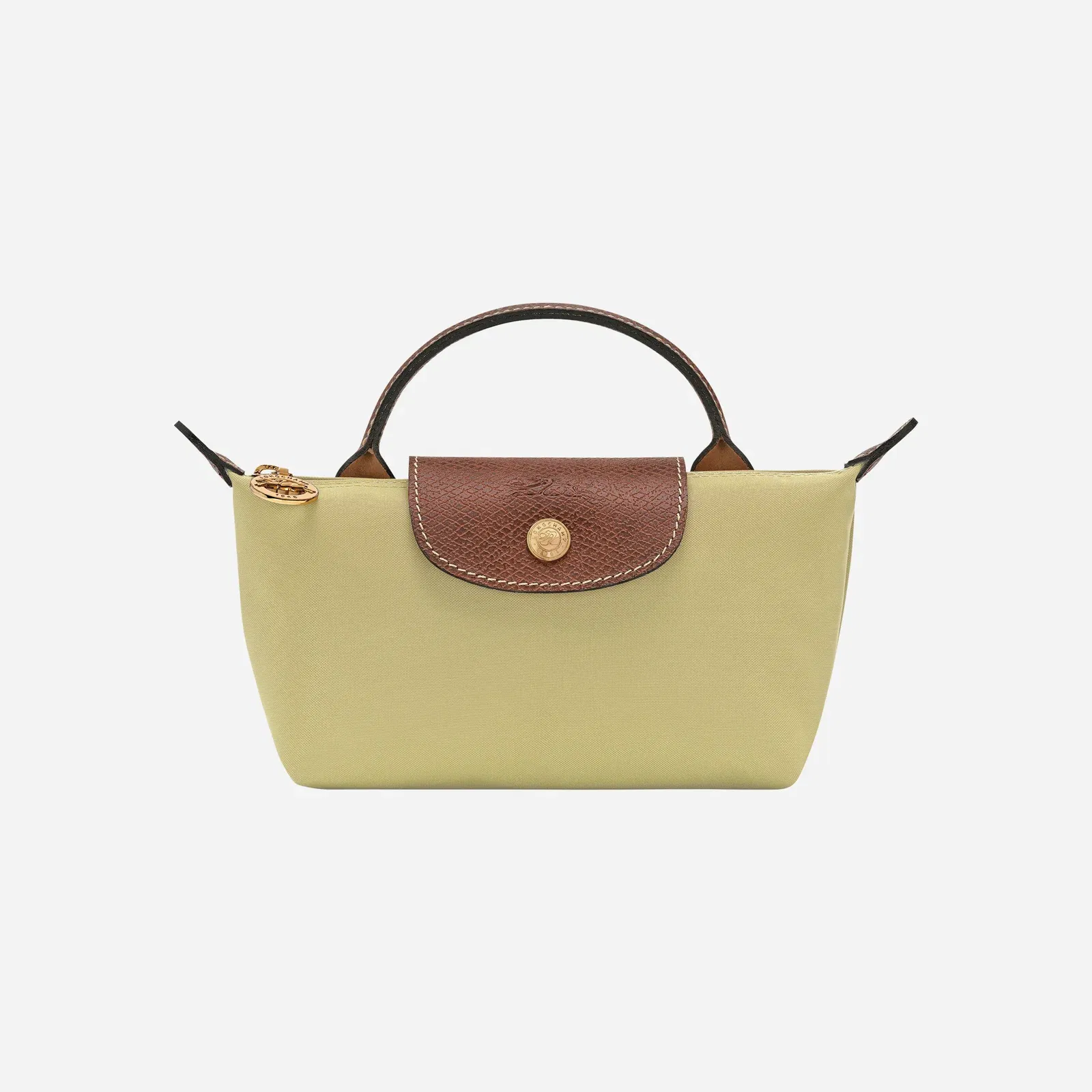Longchamp Le Pliage Original Pouch with handle Pistachio