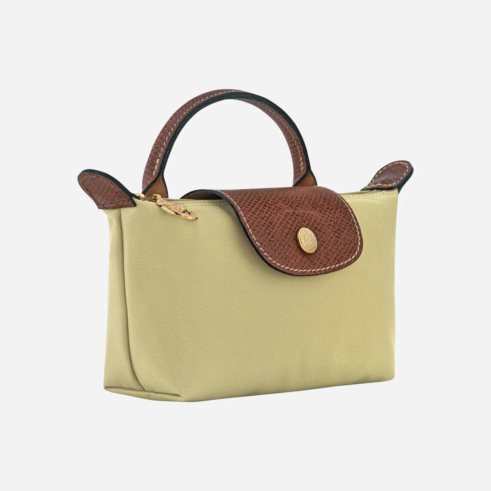 Longchamp Le Pliage Original Pouch with handle Pistachio