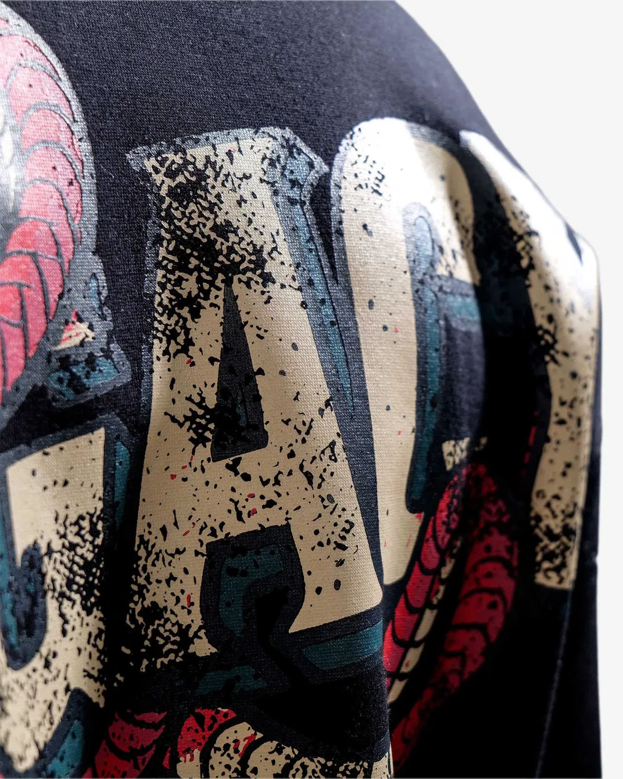Legacy V2 - Black Oversized Printed Hoodie