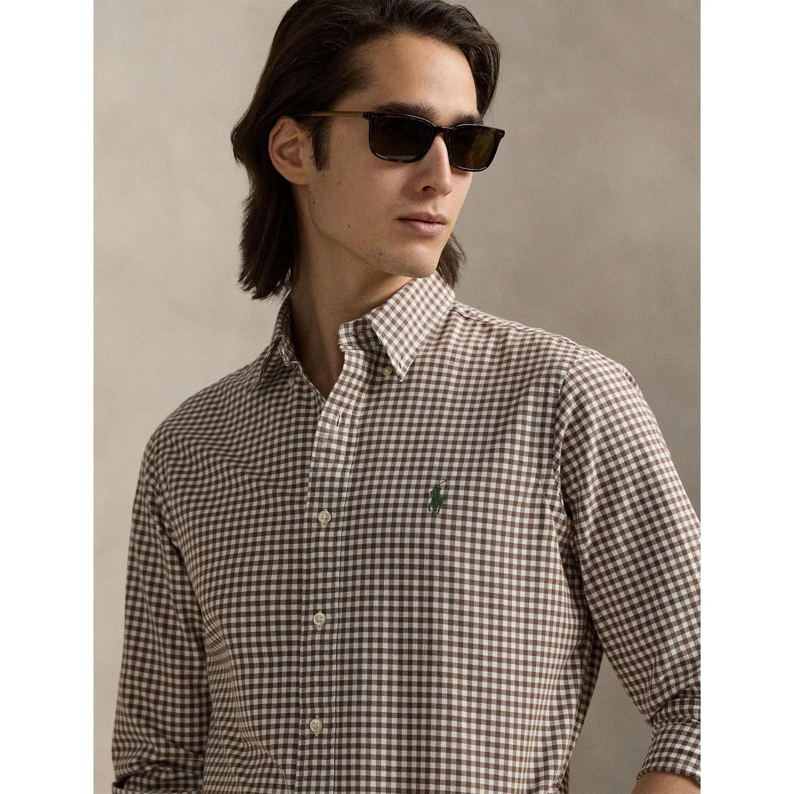 Oxford Patterned Long Sleeve Shirt